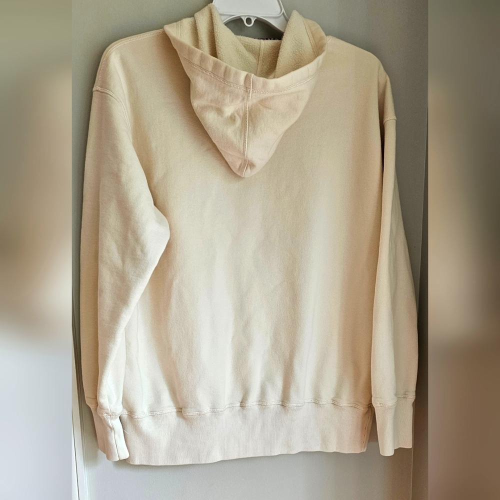 Polo Ralph Lauren Sport USA casual cream hoodie Unisex size M - Picture 6 of 6